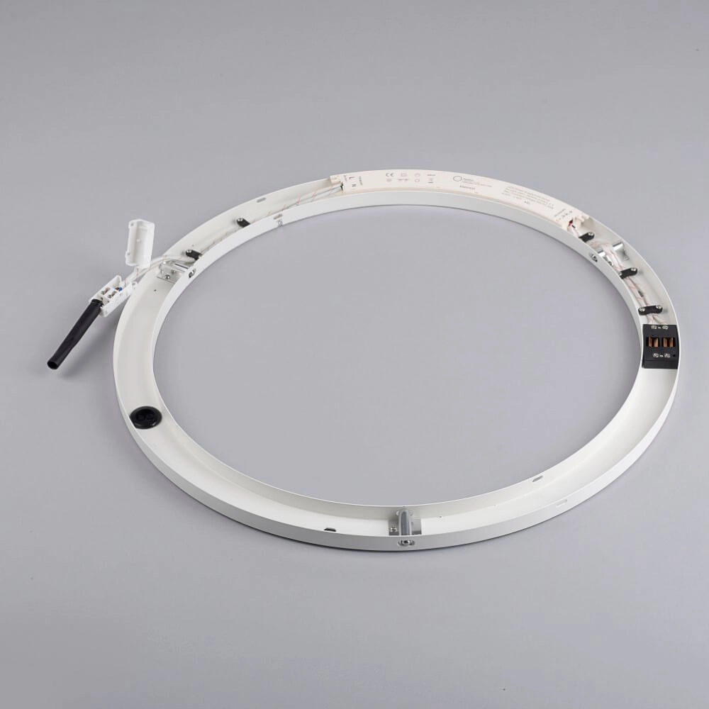 Round floor lamp Pure Lines Round Ø 50cm aluminum Paul Neuhaus 4012248375860