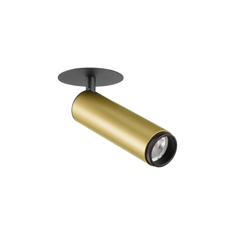 Recessed spotlight Grip! M gold with black 3000K SLV 4024163304450