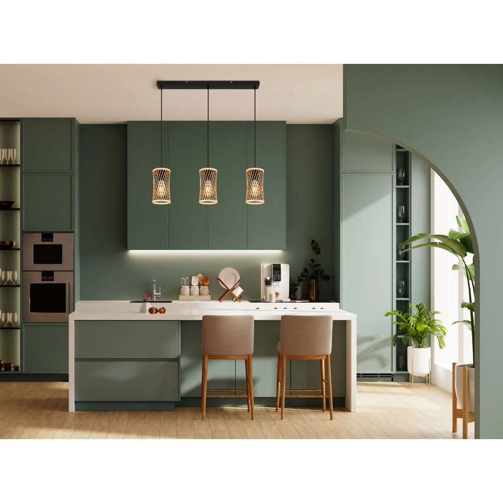 Pendant lamp Mali 3-light Globo 9007371533725