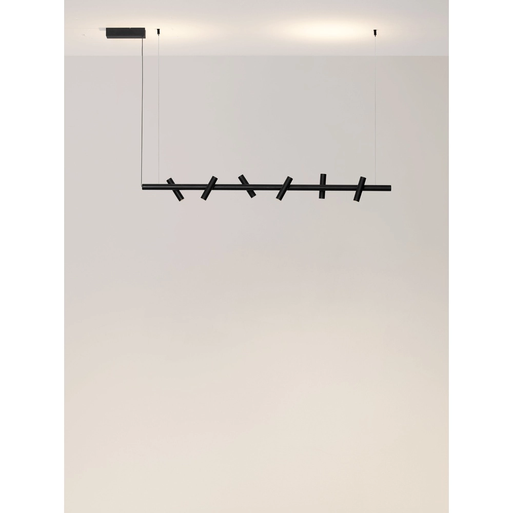 Dining room pendant lamp Avelo Black Lyora 5212063501577