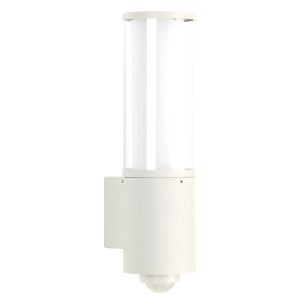 Security sensor outdoor lamp Rod white