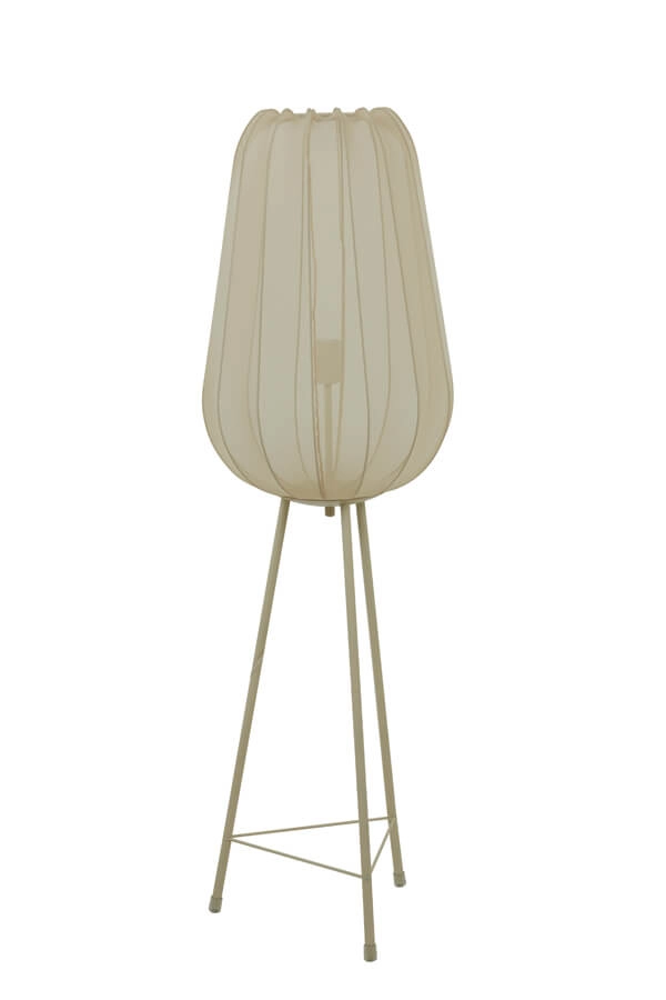 Japandi floor lamp Plumeria cream Ø 42cm Light & Living 8717807651305