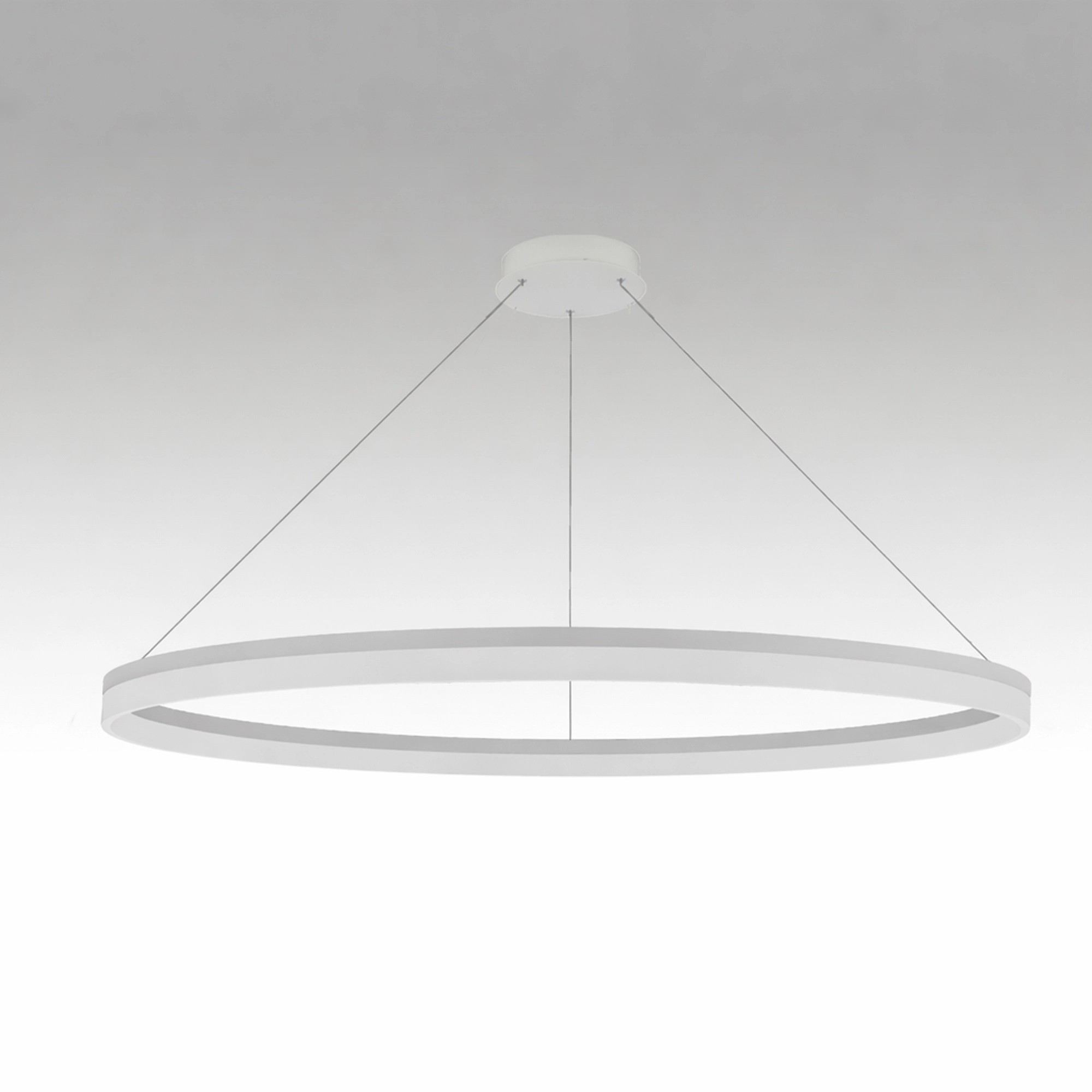 Sleek pendant lamp Ara Ø 150cm white Lyora 5053423307893