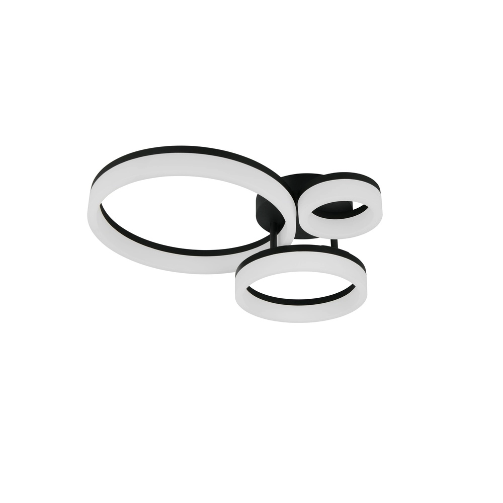 Design ceiling lamp Scope M black Trio 4017807656022