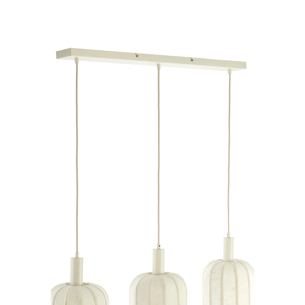 3L dining table pendant lamp Tufia linen cream Light & Living 8717807816735