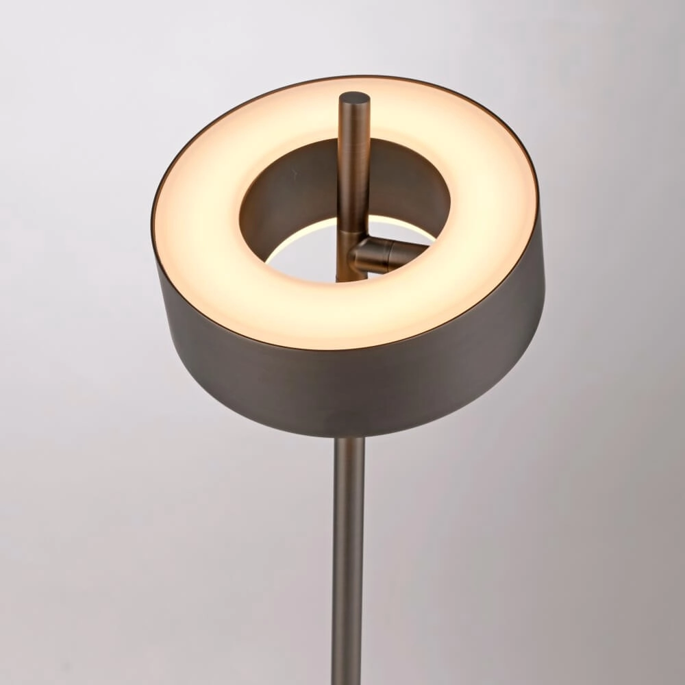 Brown table lamp Q-Rotate design Paul Neuhaus 4012248383216