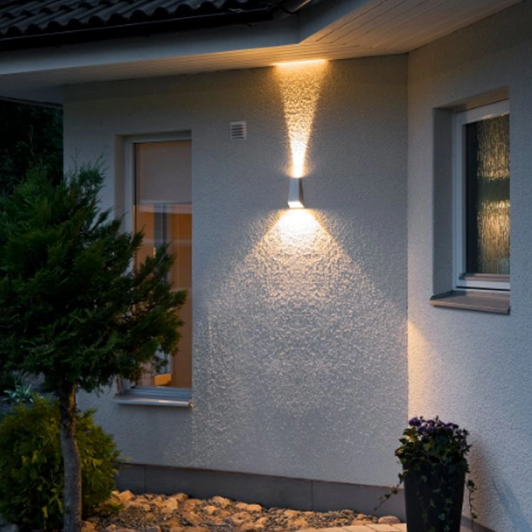 LED wall spot Imola Square Up - Down silver gray KonstSmide 7318307911312