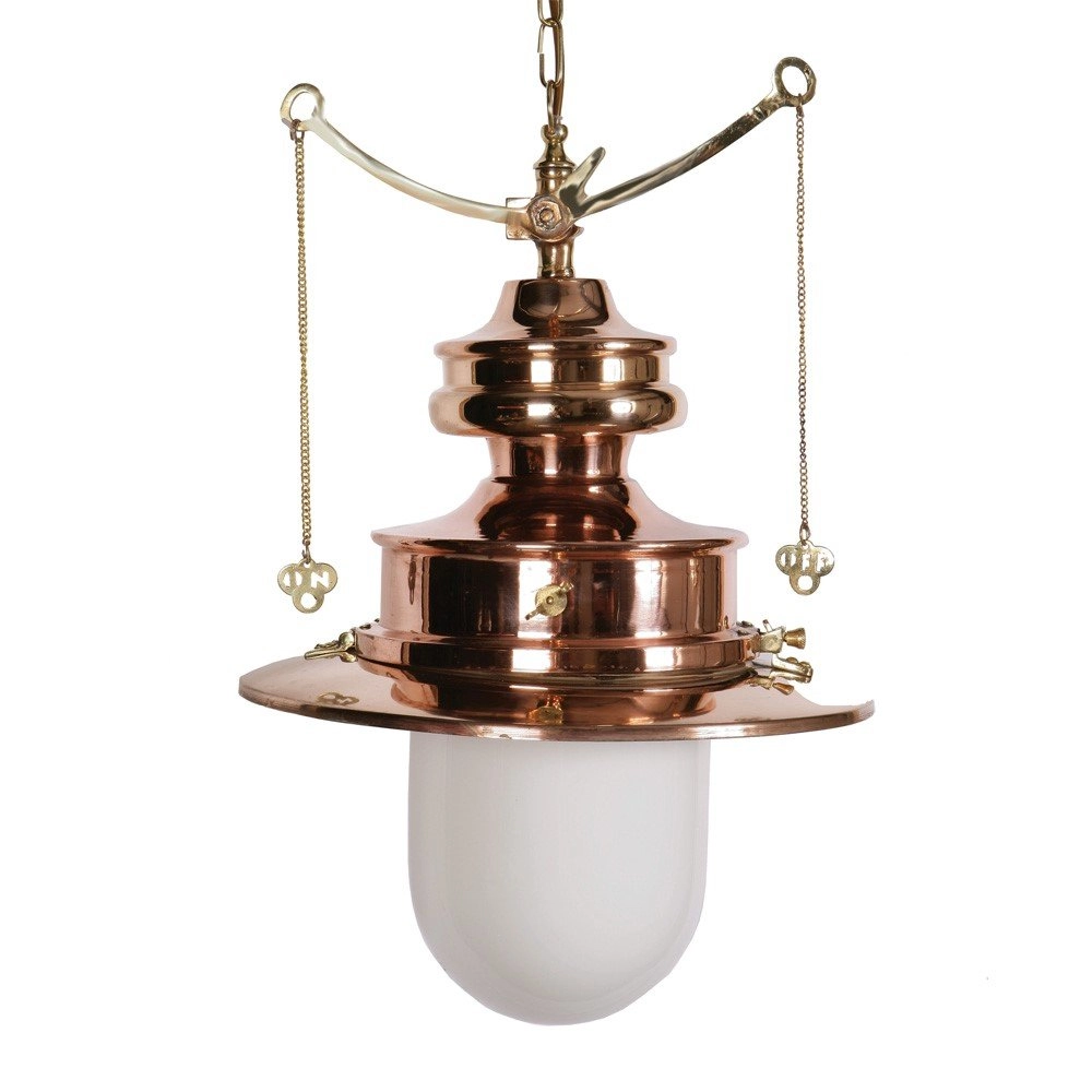 Antique pendant lamp Paddington Station M Limehouse