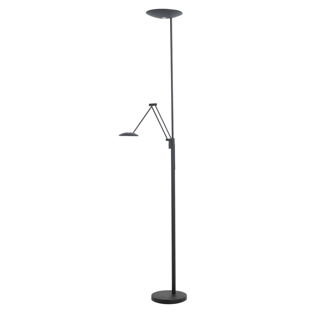 Classic reading lamp Roma black Ø 23cm