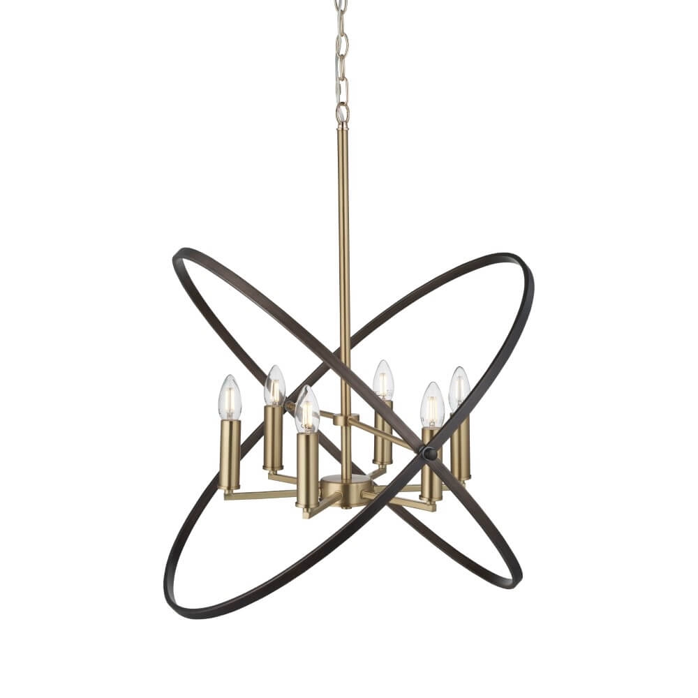 Classic pendant lamp Hoopla 6-light