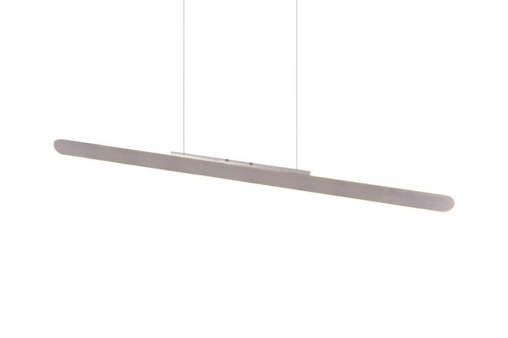 Unique pendant lamp Helios brushed metal Trio 4017807597929