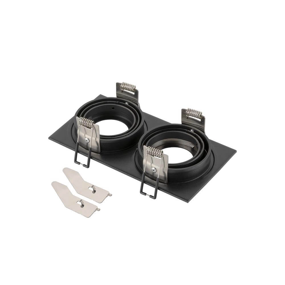 Black recessed ring New Tria 155 rectangular SLV 4024163291507