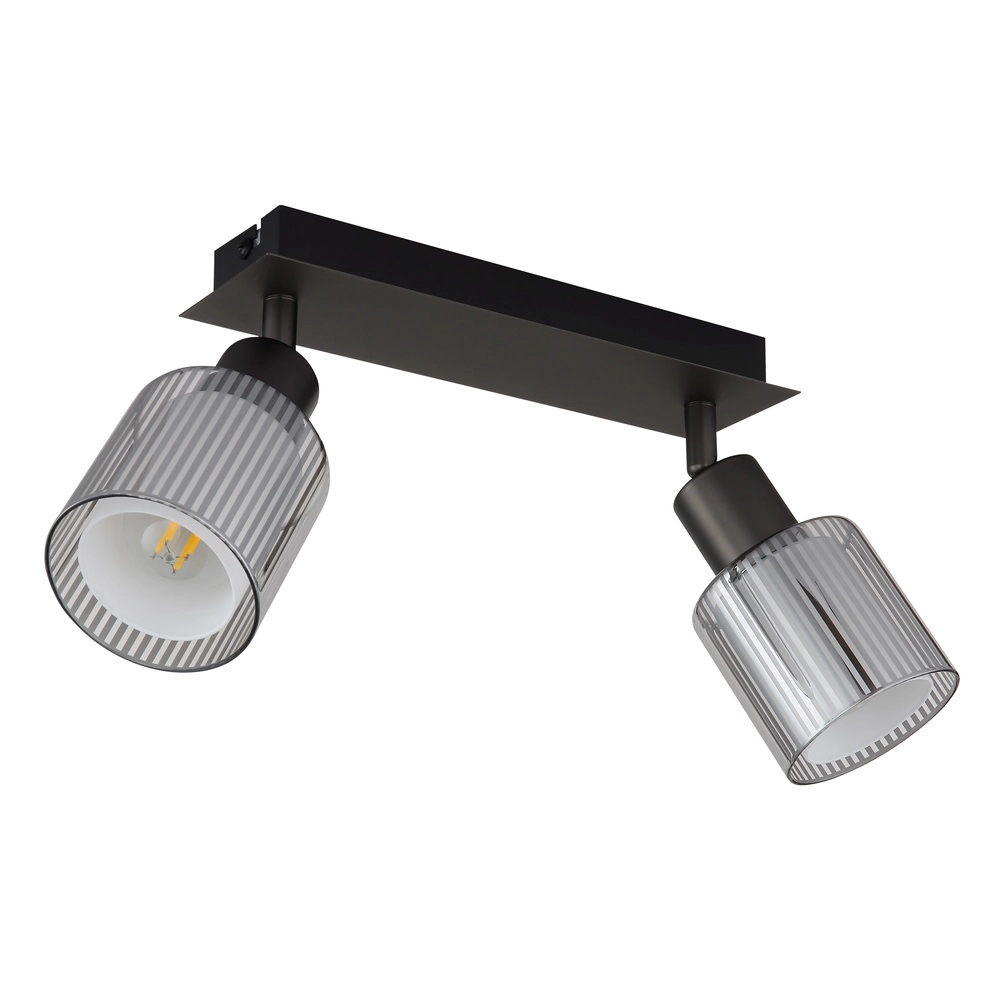 Design ceiling lamp Villegas 2-light gunmetal Globo 9007371572946