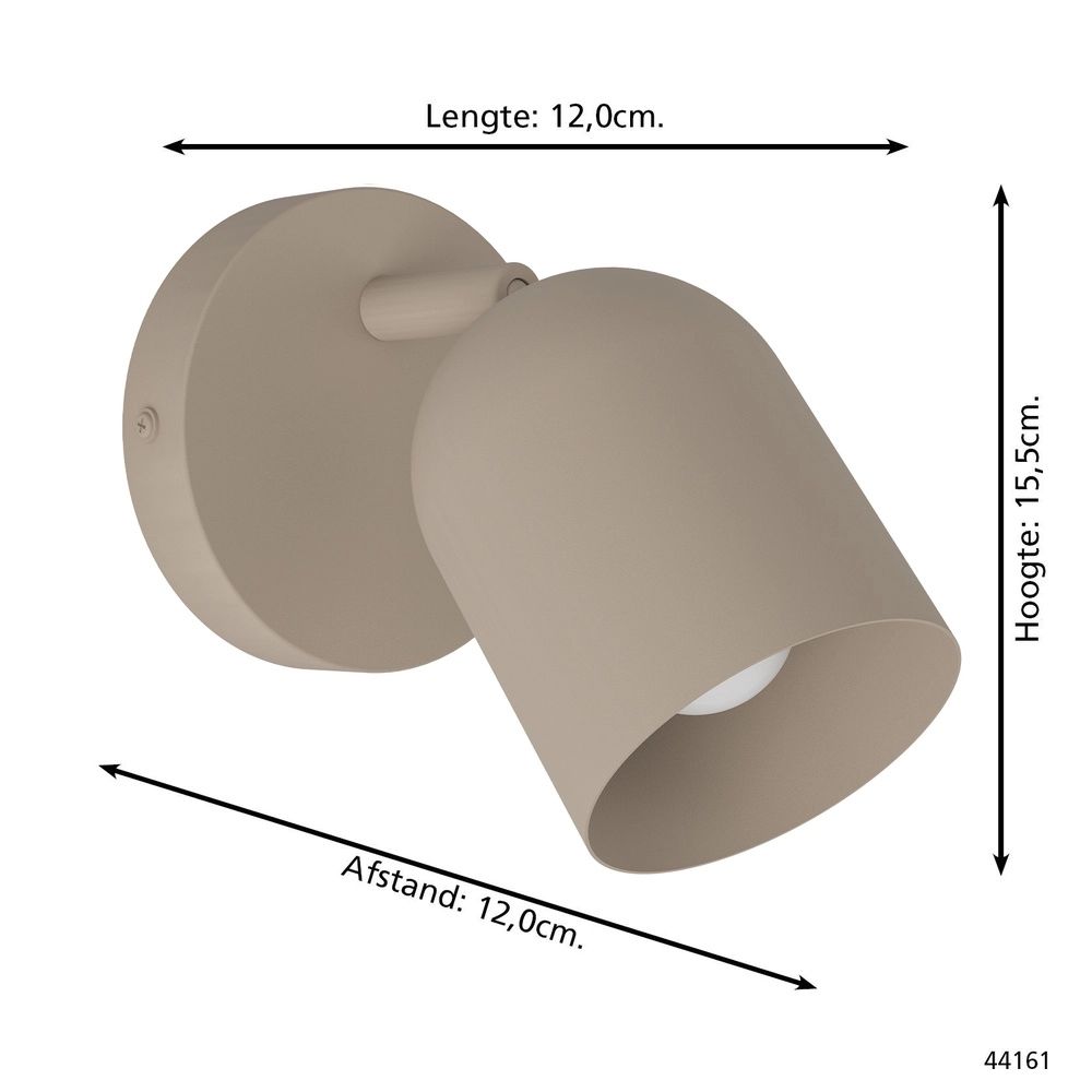 Design wall lamp Tilston sand brown Eglo 9008606359714