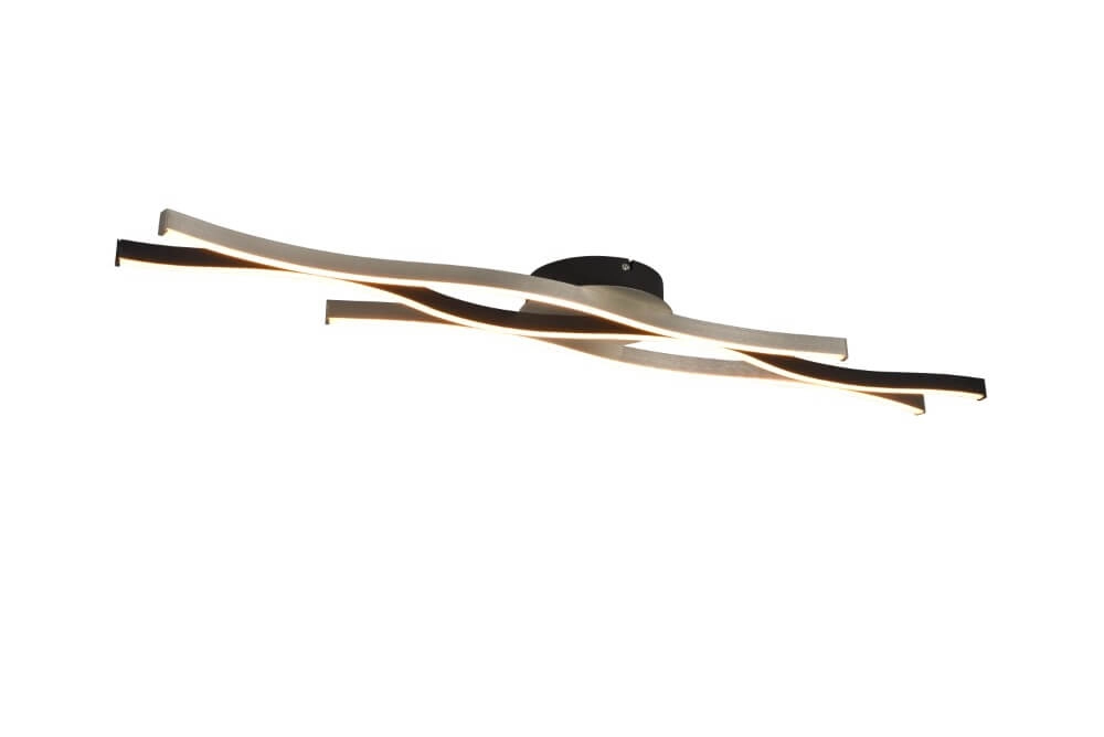 Ceiling light Blaze black with metal Trio 4017807539936