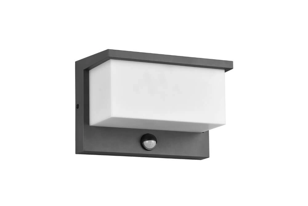 Wall lamp Nestos anthracite with sensor
