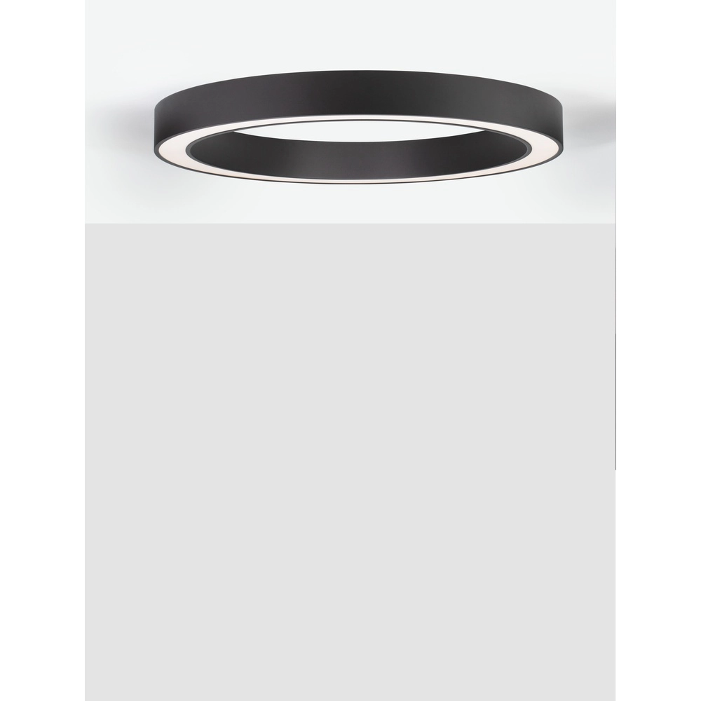 Ceiling lamp Morbido black Ø 80cm Lyora 5212017438614