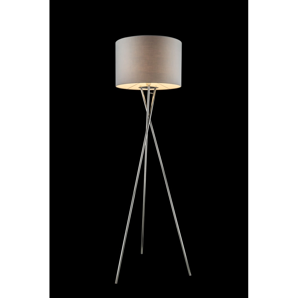 Tripod floor lamp Gustav chrome Globo 9007371328840