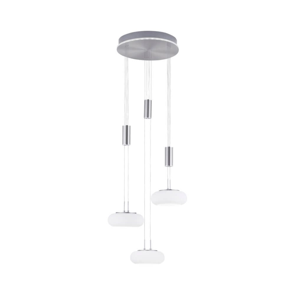 3-light pendant lamp Q-Etienne metal round Paul Neuhaus 4012248350447