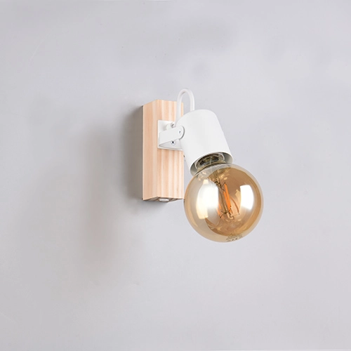Ceiling lamp Lynar white with wood Trio 4017807670707