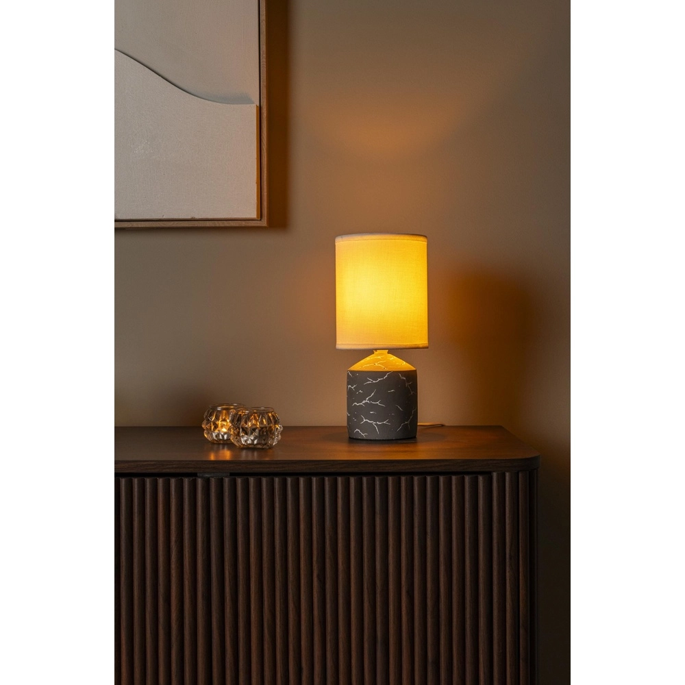 Table lamp Fran taupe Lucide 5411212470331