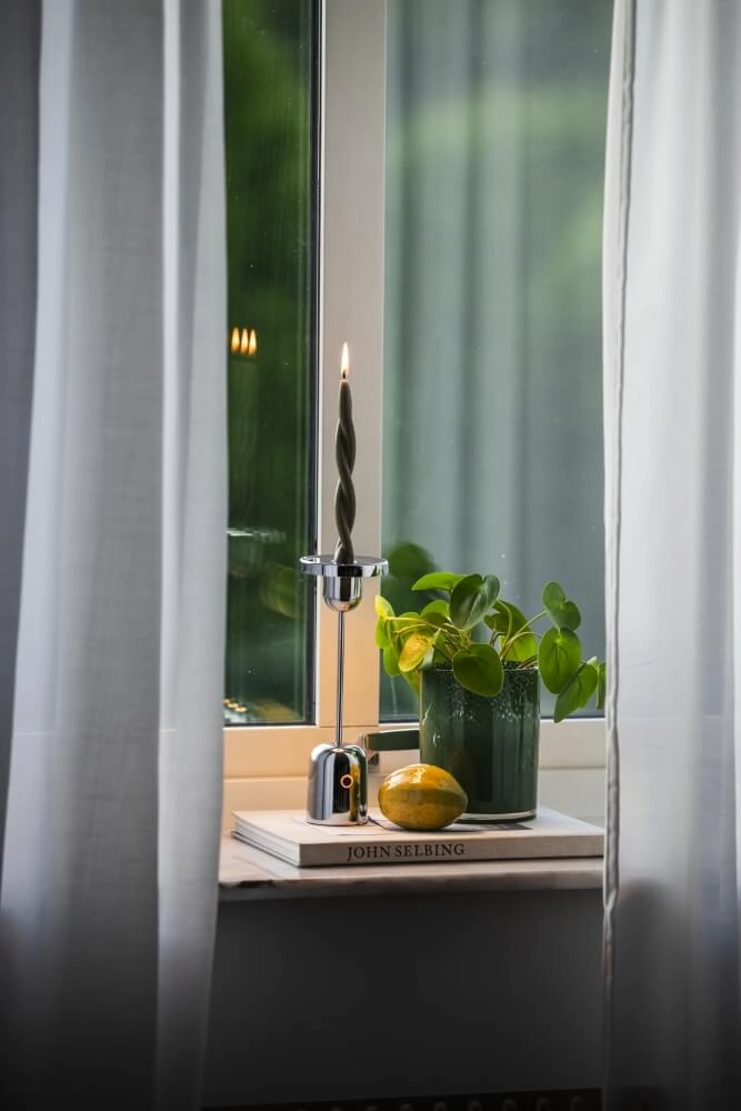 Rechargeable table lamp Cassis Stainless steel for candlestick KonstSmide 7318307832006