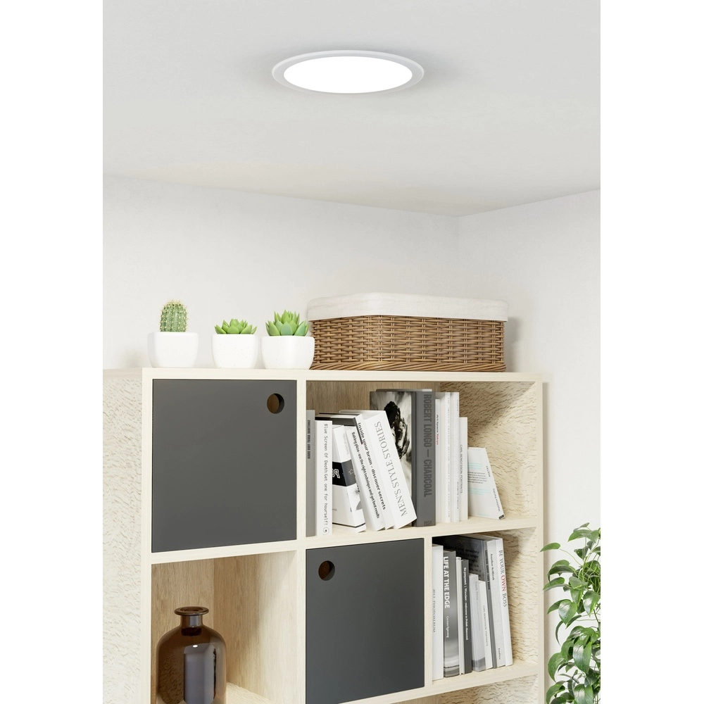 Recessed lamp Fueva 6 round - white - Ø 21,6cm Eglo 9008606330782