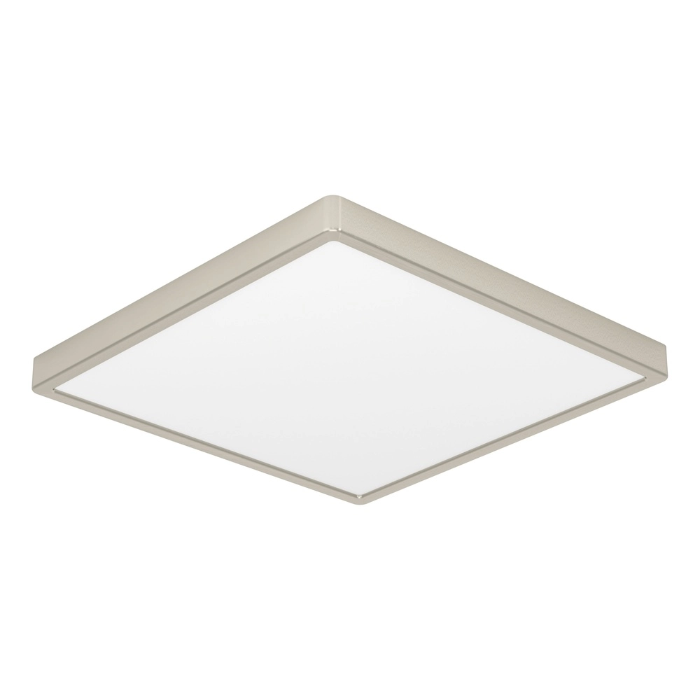 IP44 Zigbee lamp Fueva 6-Z Square - Stainless Steel - 39x39cm