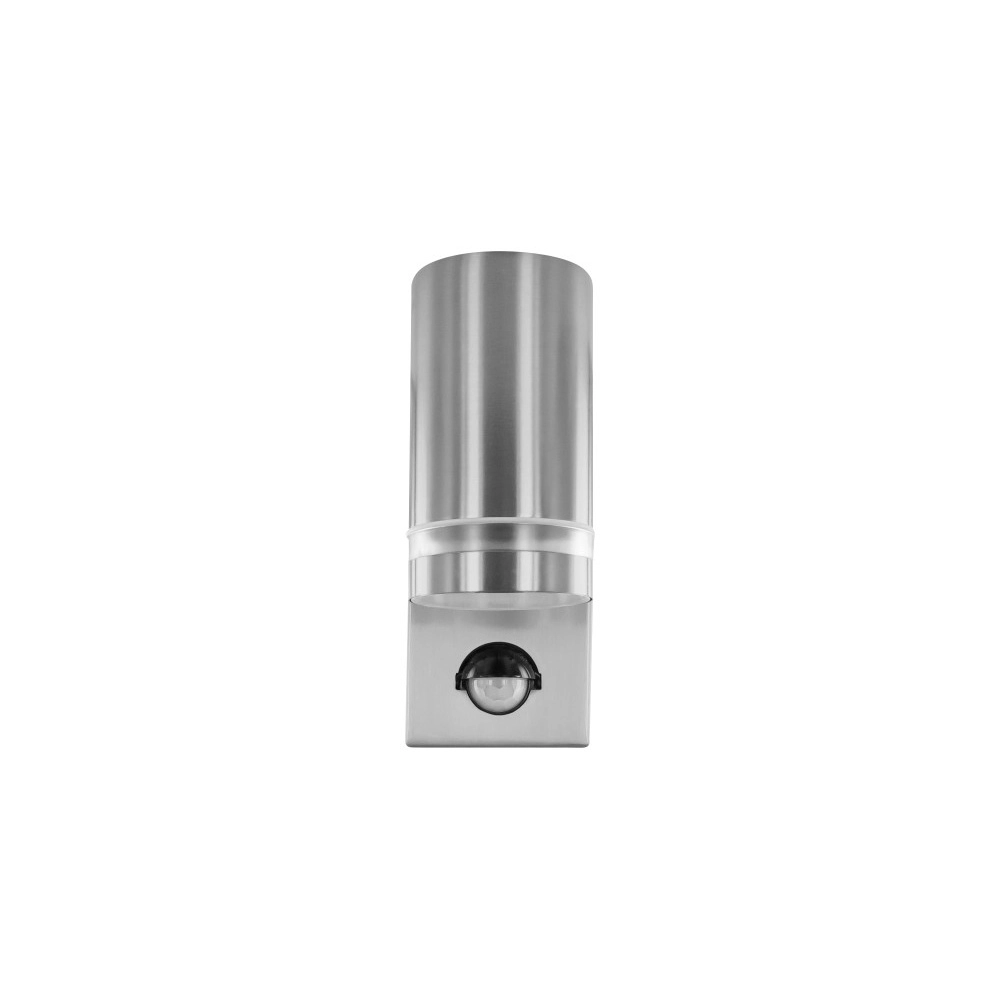 Wall spotlight with sensor Opden Stainless steel - 1x GU10 Lyora 5055788285632