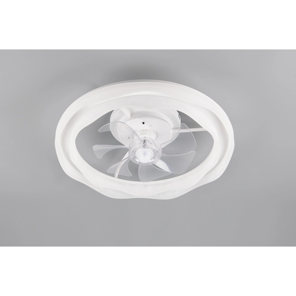 White fan Skaulo design Ø 50cm Trio 4017807698831