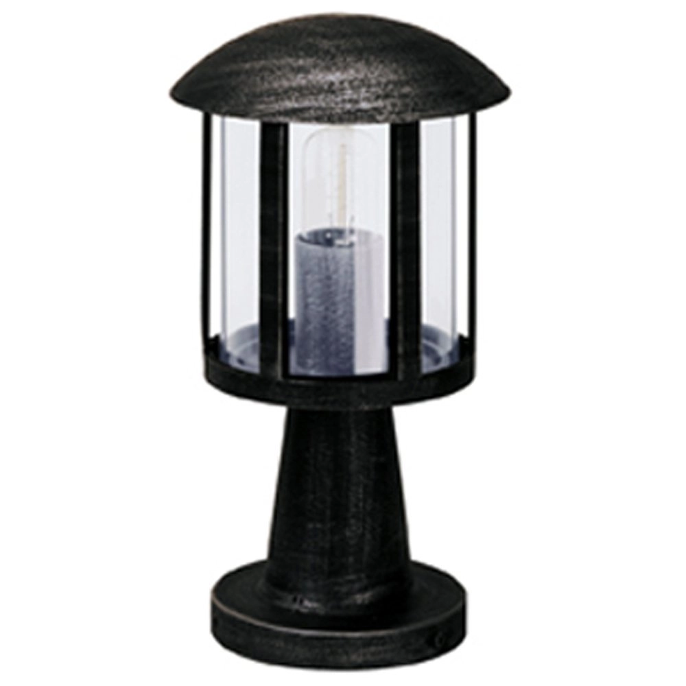 Pedestal lamp Holli black - silver