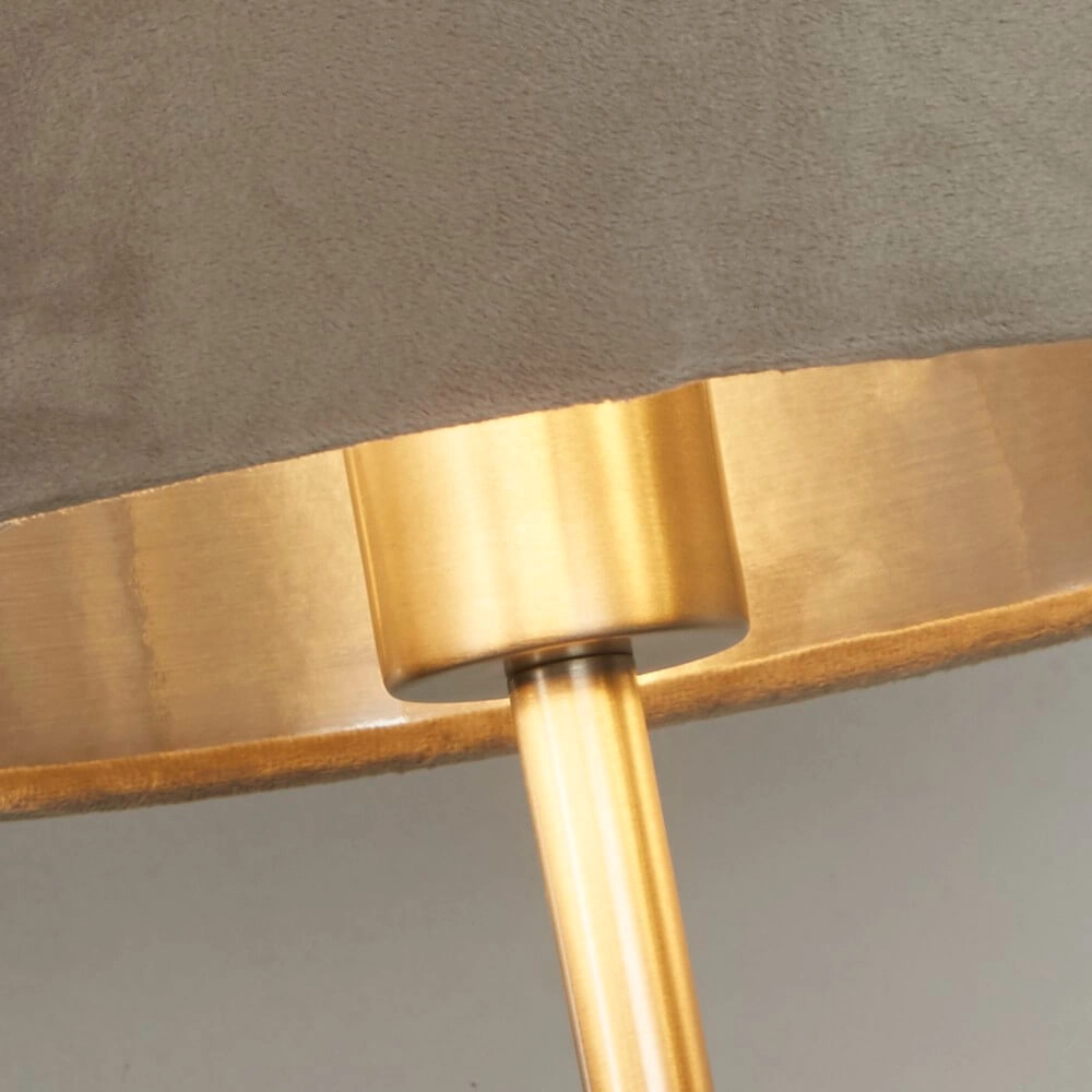 Nice table lamp Finn gold with cream Searchlight 5053423257235