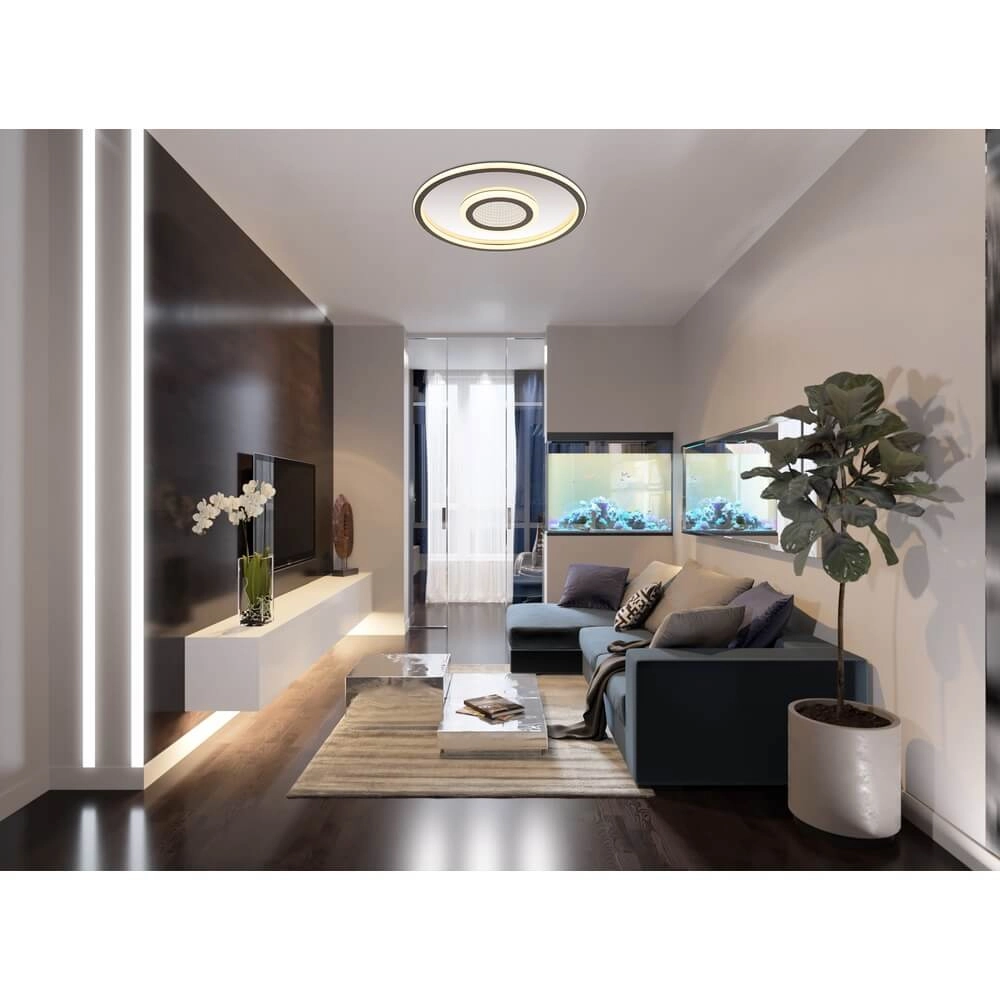Ceiling lamp Cara round Ø 43.2cm Globo 9007371481101