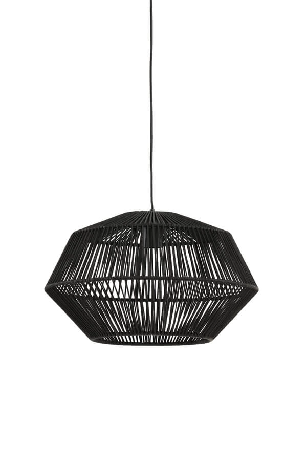Bohemian pendant lamp Deya black Ø 40cm Light & Living 8717807681128