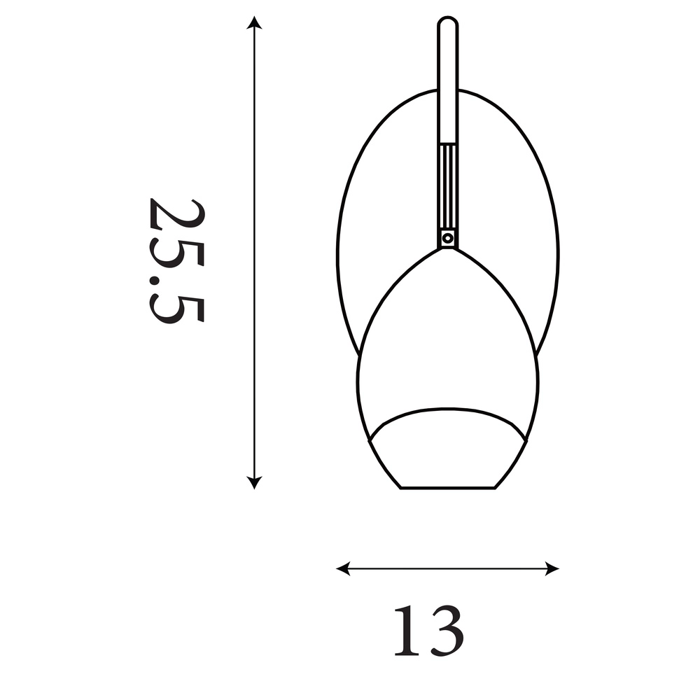 Design wall lamp Seeds ankle Searchlight 5053423300573