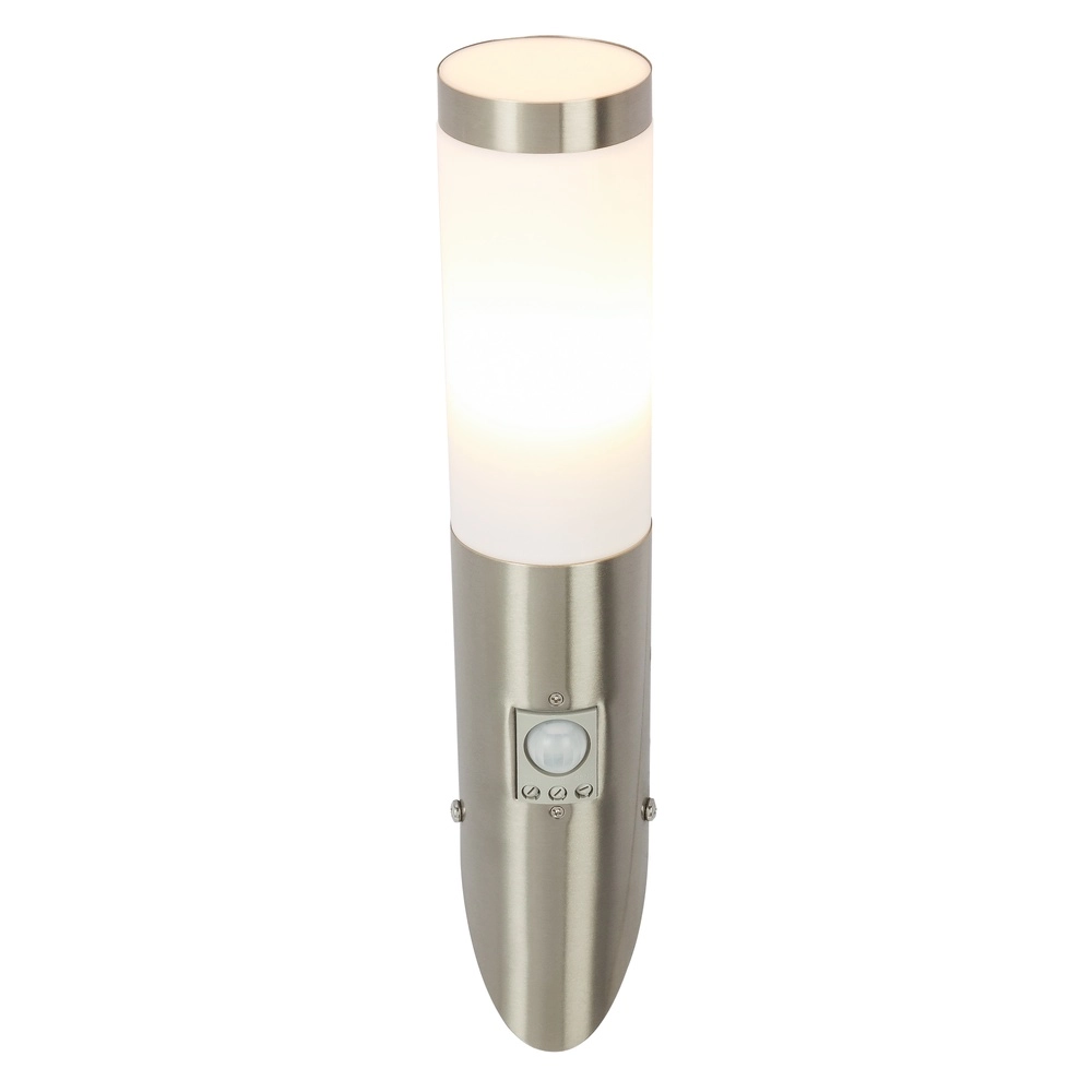 Outdoor lamp Boston Led Stainless steel with white and sensor Globo 9007371282333