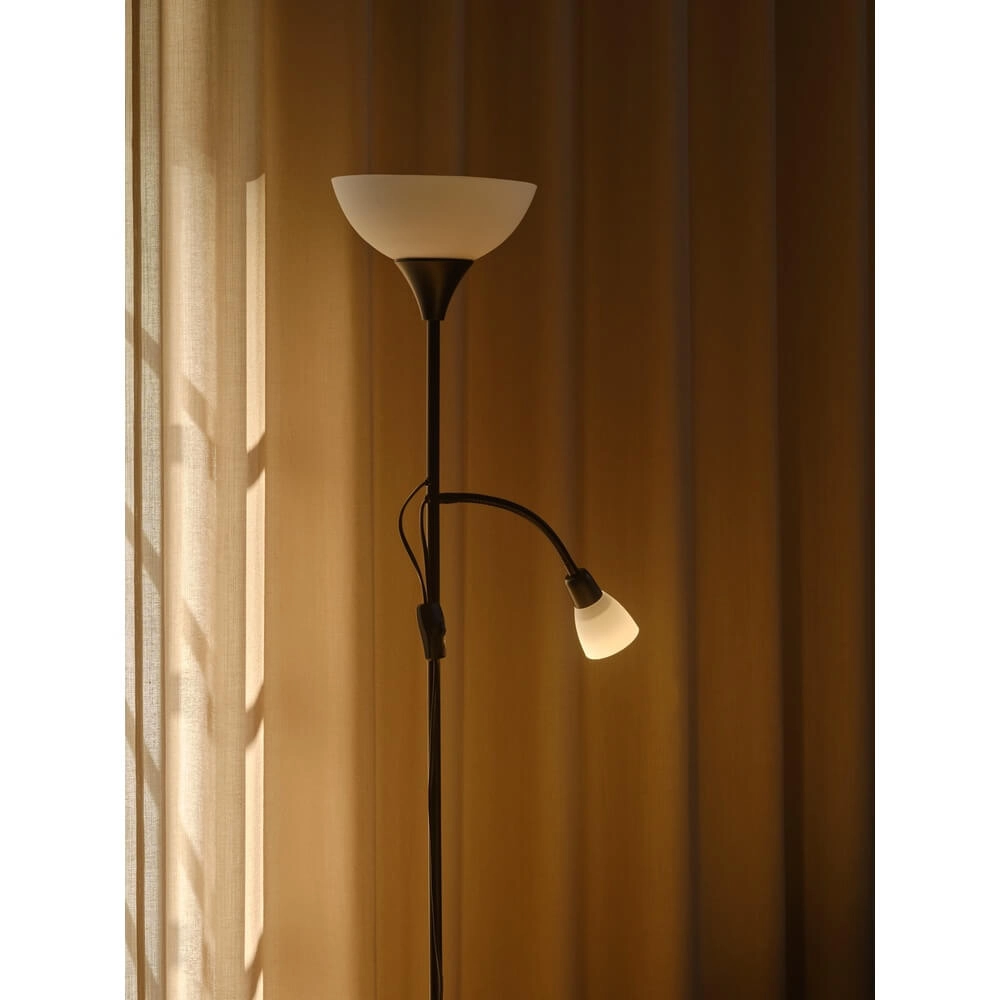 Classic reading lamp Lauria black Nordlux 5704924024634