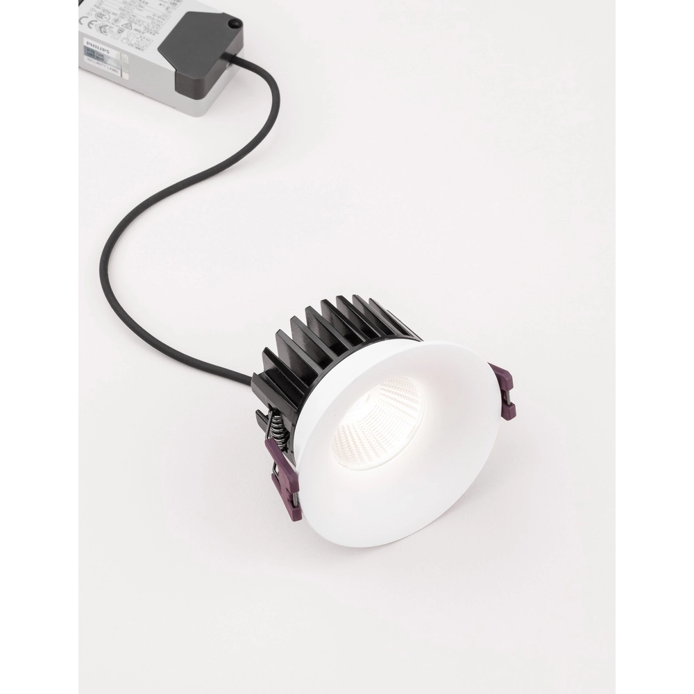 White recessed spotlight Blade Ø 8.5cm Lyora 5212017418586