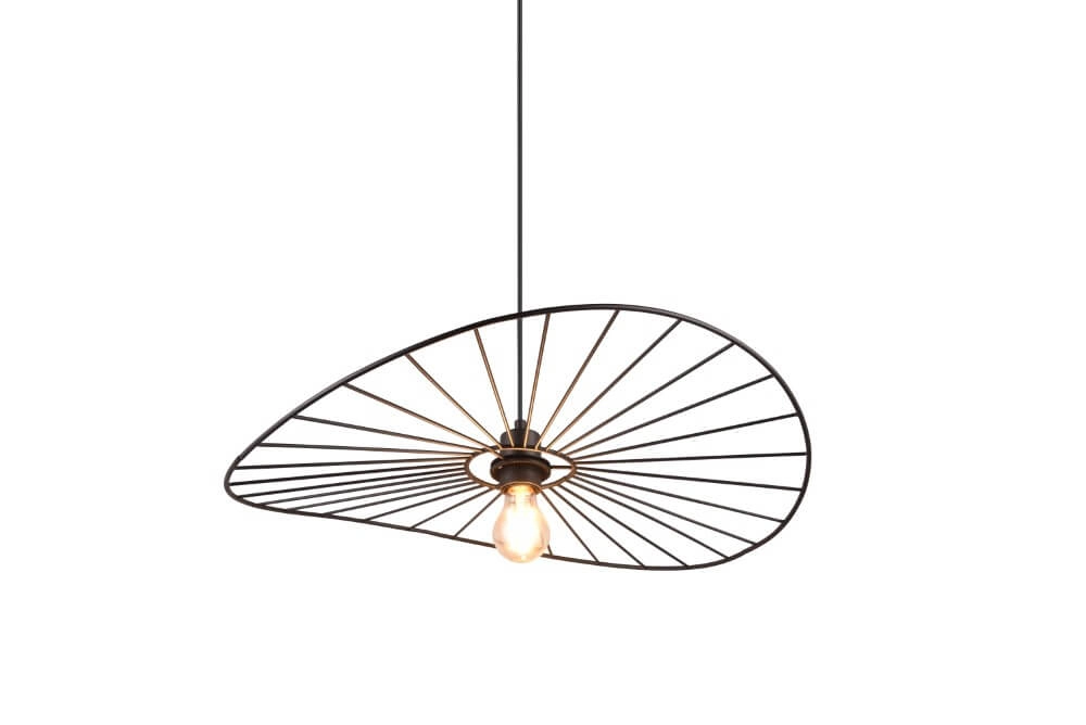 Hanging lamp Chapeau black Trio 4017807574081
