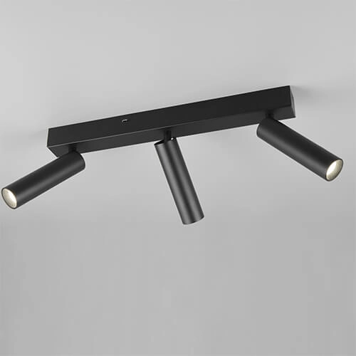 Slim ceiling spotlight Ambala 3x LED - Black Trio 4017807612646