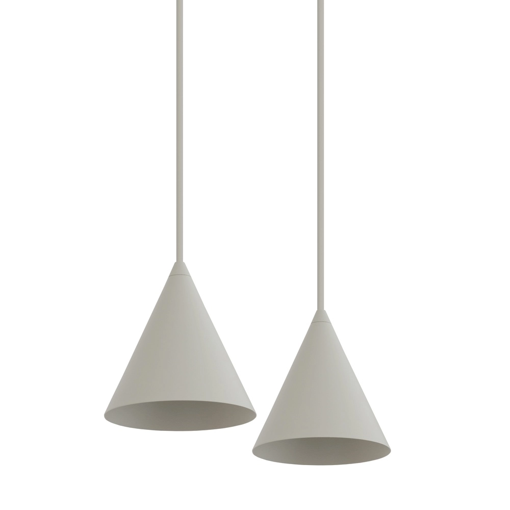 Ceiling and pendant lamp Fourty grey