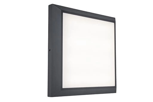 Square wall lamp Helena anthracite