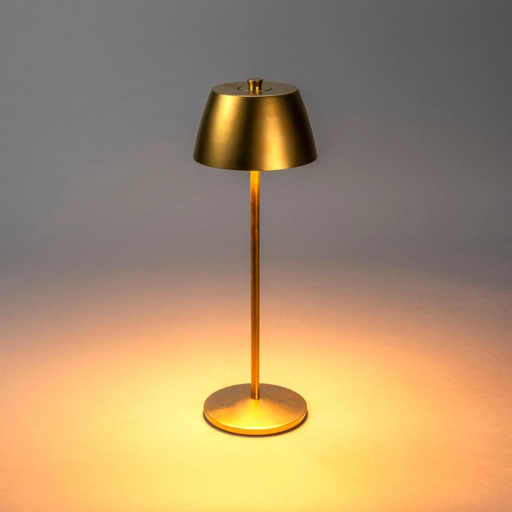 Rechargeable table lamp Eze gold KonstSmide 7318308408019