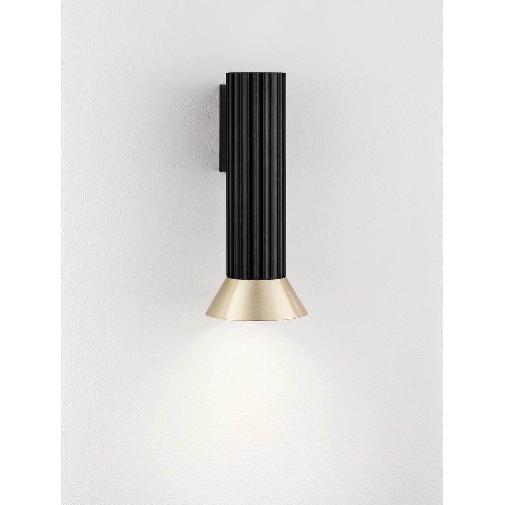 Wall spotlight Luvia black with gold Lyora 5212017475558