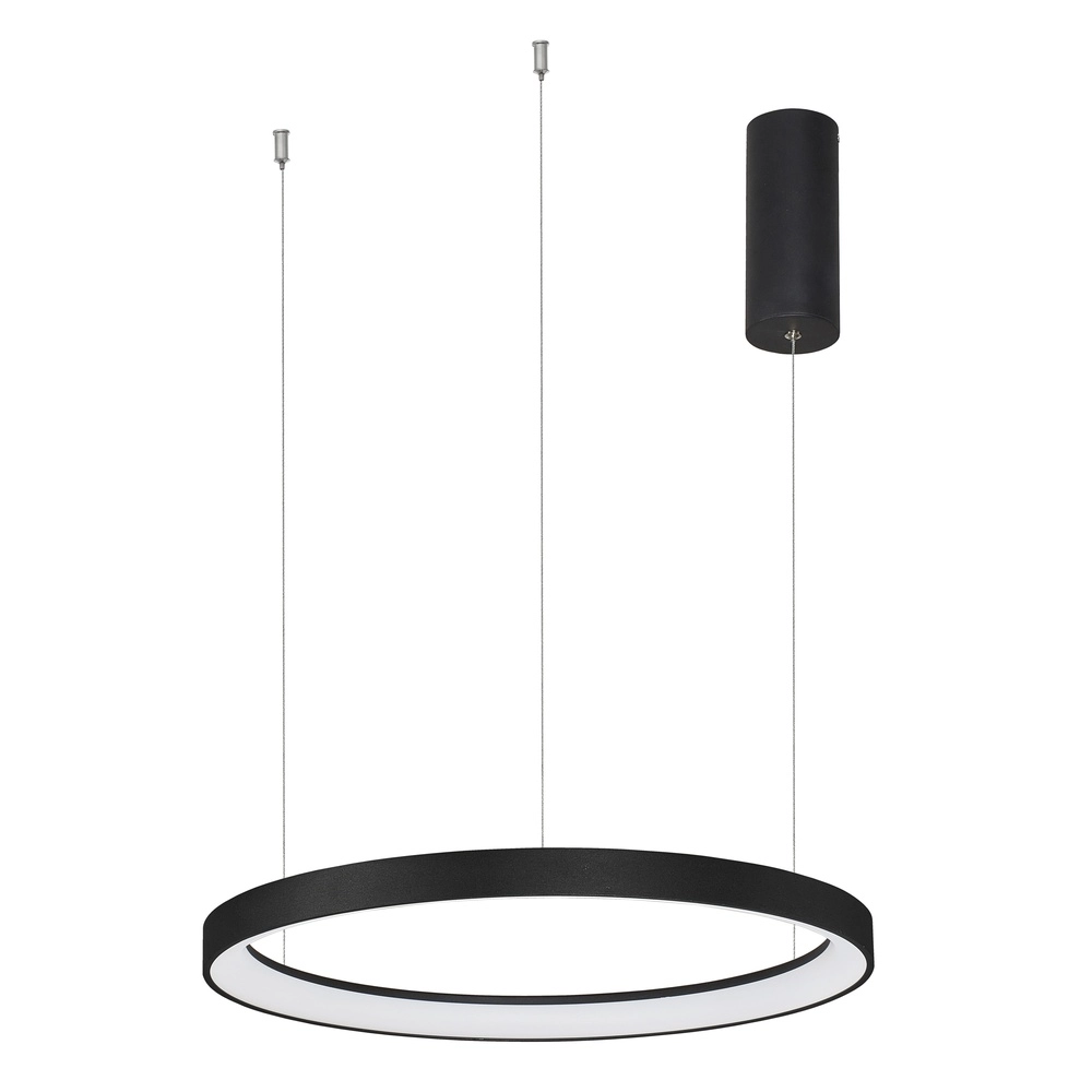 Design pendant lamp Pertino black Ø 48cm 2700K Lyora 5212017446039