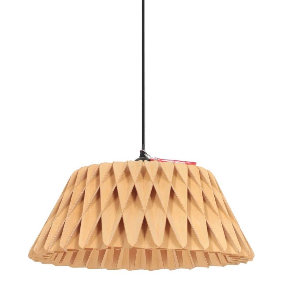 Beech pendant lamp Maze Ø 46cm