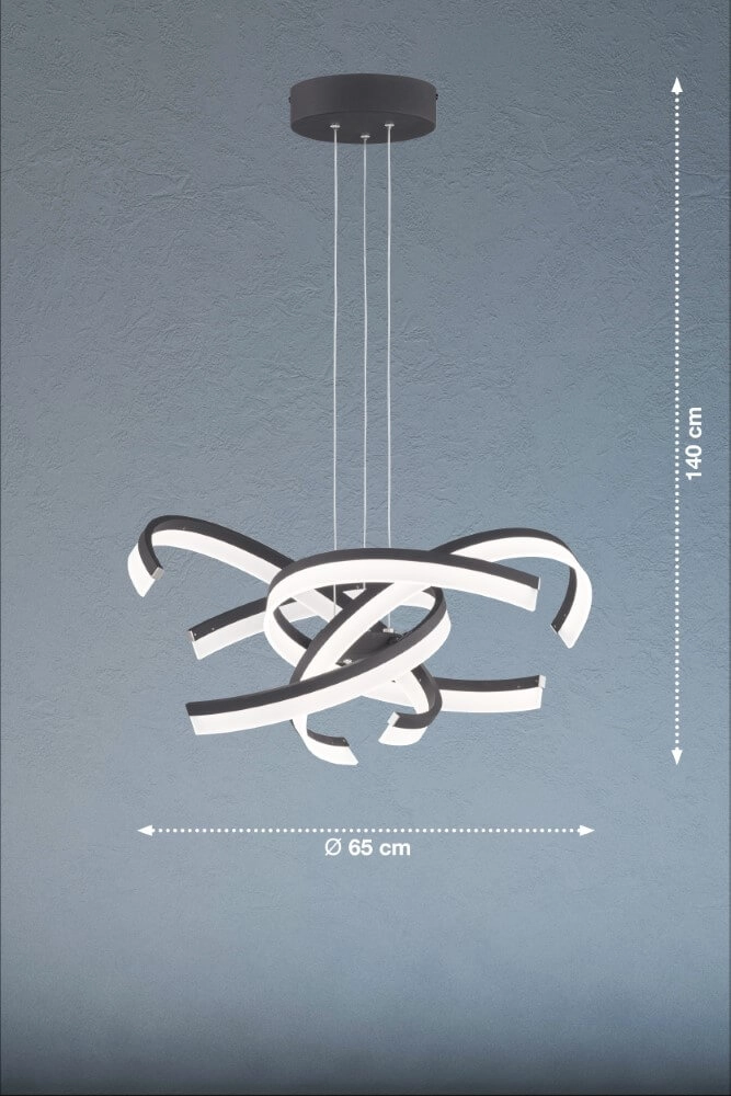 Design hanging lamp Sund TW with led Fischer & Honsel 4003694605526