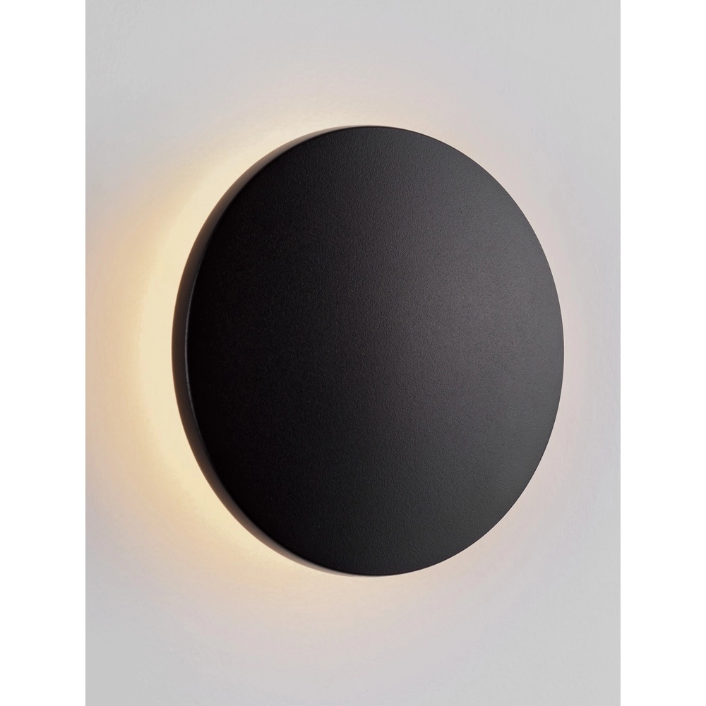 Round wall lamp Copper black Ø 13.5cm Lyora 5212017447326