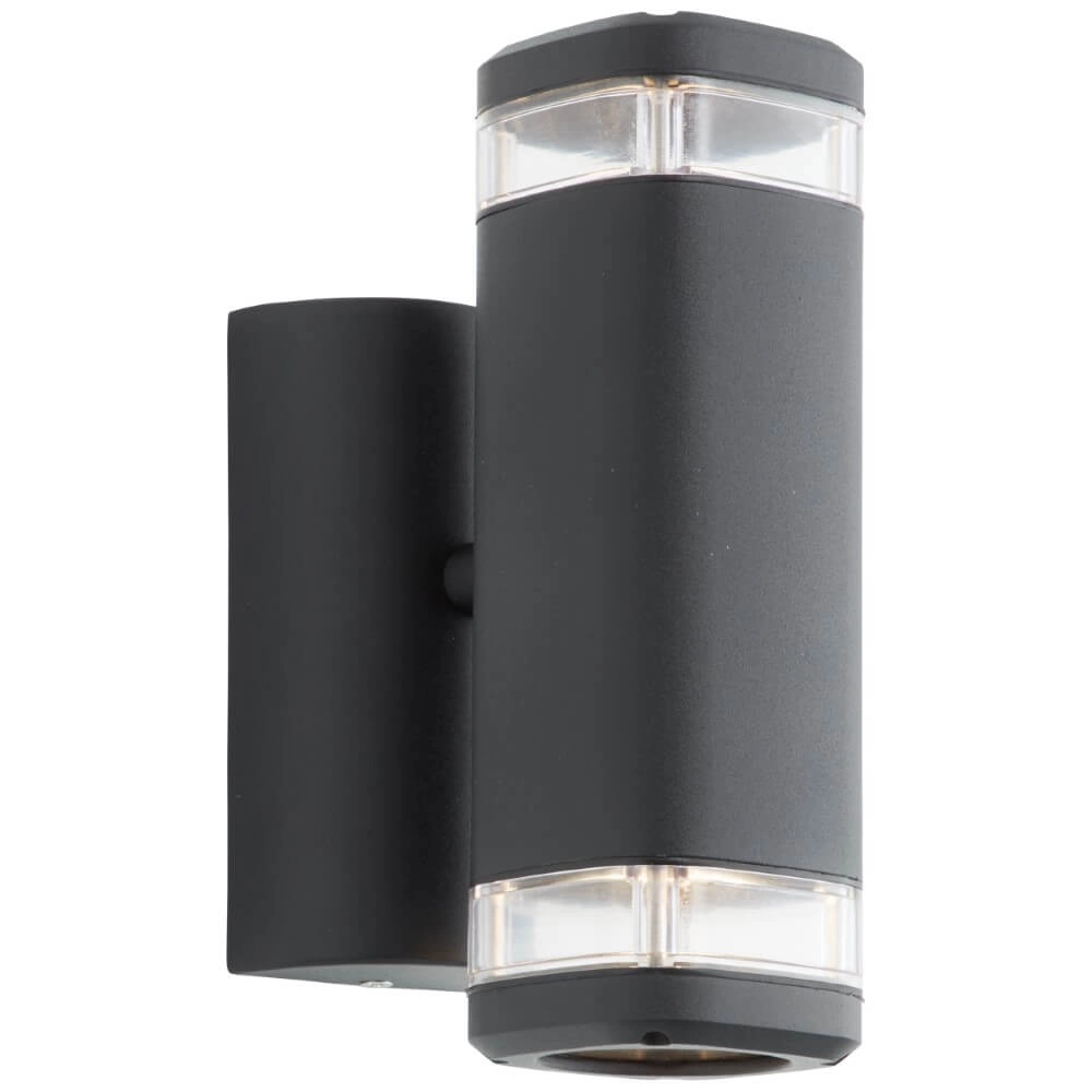 Wall lamp Jandy 2-light black Brilliant 4004353346972