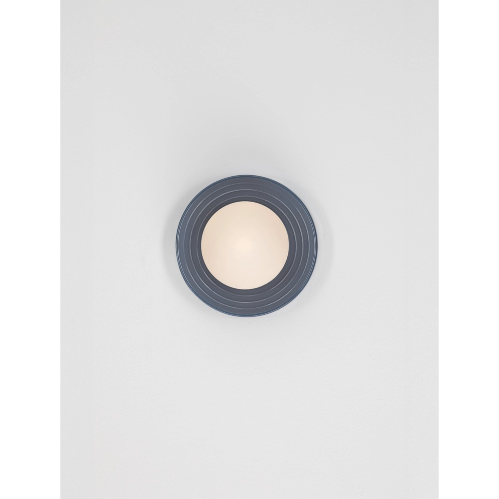 Wall lamp Orbique light blue Ø 16cm Lyora 5212017483904